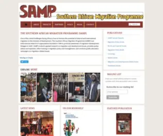 Samponline.org(Southern African Migration Programme) Screenshot