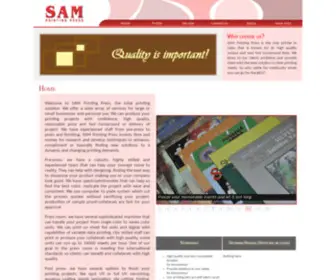 Samprintingpress.com(Sam Printing Press) Screenshot