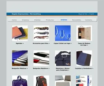 Samproductos.com.ar(Merchandising, regalos empresariales, articulos promocionales para eventos) Screenshot