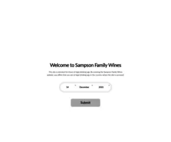 Sampsonfamilywines.com(Our family of wines) Screenshot