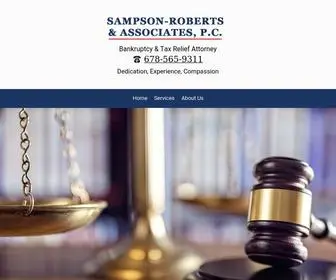 Sampsonroberts.com(Law Firm McDonough) Screenshot