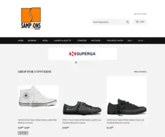 Sampsons.com.au(Sampsons Shoe Store) Screenshot