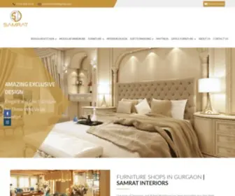 Samratinteriors.com(Furniture Shops in Gurgaon) Screenshot