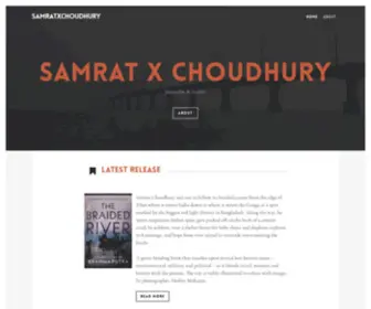 SamratXchoudhury.com(Home) Screenshot