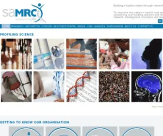 Samrc.ac.za(South African Medical Research Council) Screenshot