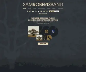 Samrobertsband.com(Sam Roberts Band) Screenshot