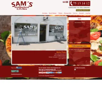 Sams-Pizza.dk(Sams Pizza) Screenshot