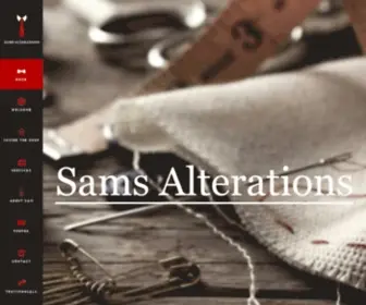 Samsalterations.com.au(Sams Alterations) Screenshot