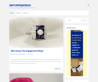 Samsantiqueblog.com(A detailed blog) Screenshot