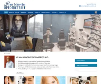 Samschneideroptom.co.za(Sam Schneider Optometrist) Screenshot