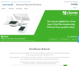 Samsclubms.com(Clover POS Solutions for Small Businesses) Screenshot