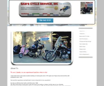 Samscycle.net(Home) Screenshot