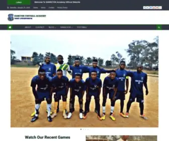 Samscyon.com(SAMSCYON Football Academy) Screenshot