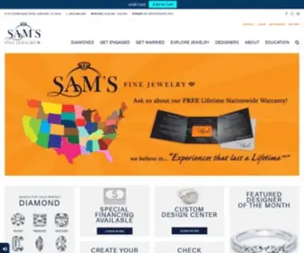 Samsfinejewelry.com(Sam's Fine Jewelry) Screenshot