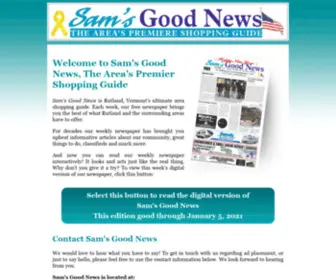 Samsgoodnews.com(Sam's Good News) Screenshot