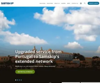 Samskip.com(European Multimodal Solutions) Screenshot