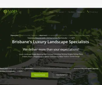 Samslandscapingbrisbane.com.au(Sams Landscaping) Screenshot