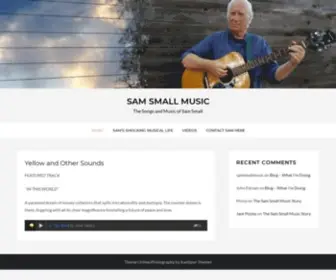 Samsmallmusic.com(Hello) Screenshot