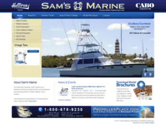 Samsmarine.com(Sam's Marine International) Screenshot