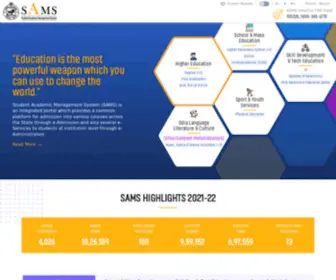 Samsodisha.gov.in(Student Academic Management System) Screenshot