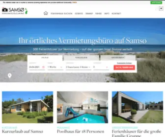 Samsoferienhaus.de(Urlaub in einem Samsö Ferienhaus ist etwas Besonderes) Screenshot