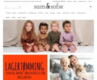 Samsofie.no(Fantastiske barneklær og barnesko) Screenshot