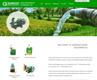 Samsonagro.in(Samson Agro Equipment) Screenshot