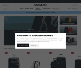 Samsonite.dk(Samsonite Kuffert) Screenshot