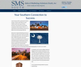 Samssouth.com(Sales & Marketing Solutions South) Screenshot