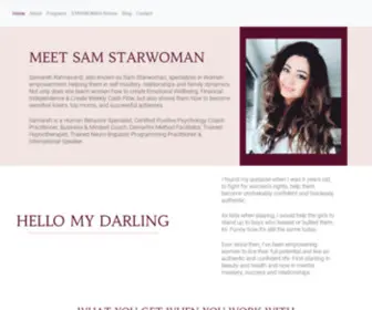 Samstarwoman.com(Positive Psychology Coach Practitioner) Screenshot