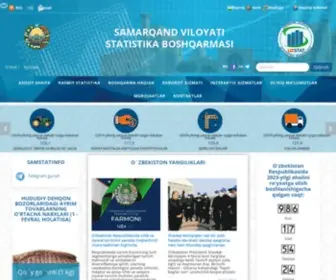 Samstat.uz(Samarqand viloyati statistika boshqarmasi) Screenshot