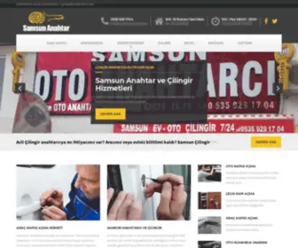 Samsunanahtar.com(Samsun Ev ve Oto Anahtarcı Çilingir) Screenshot