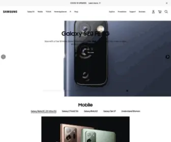 Samsung.com.sg(New URL) Screenshot