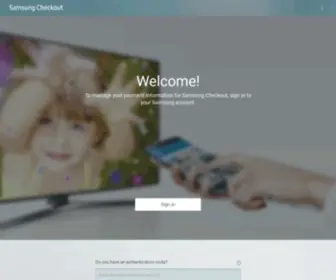 Samsungcheckout.com(Samsung Checkout TV) Screenshot