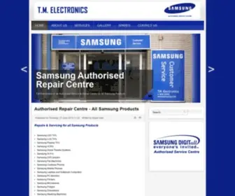 Samsungdbn.co.za(T.M. Electronics Official Web Site. T.M. Electronics) Screenshot