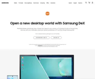 Samsungdex.com(Samsung DeX) Screenshot