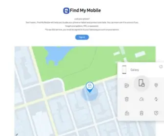 Samsungdive.com(Find My Mobile) Screenshot