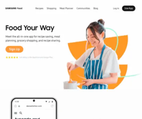 Samsungfood.com(Whisk App) Screenshot