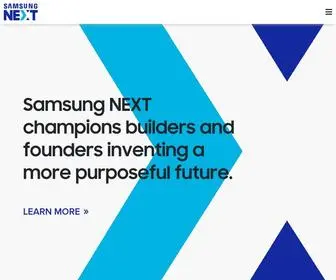 Samsungnext.com(Samsung Next) Screenshot