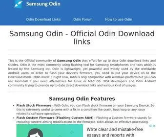 Samsungodin.com(Samsung Odin) Screenshot