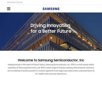 Samsungsemiconductor-US.com(Samsung Semiconductor) Screenshot