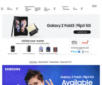 Samsungsrilanka.lk(Samsung Sri Lanka) Screenshot