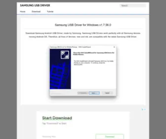 Samsungusbdriver.com(Samsung USB Driver for Windows v1.7.59.0) Screenshot