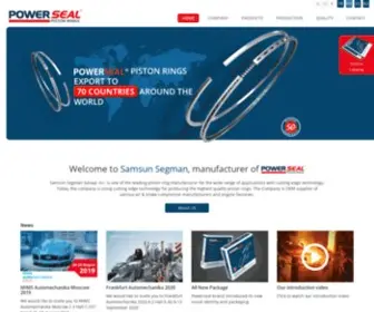 Samsunsegman.com(Powerseal Piston Ring) Screenshot