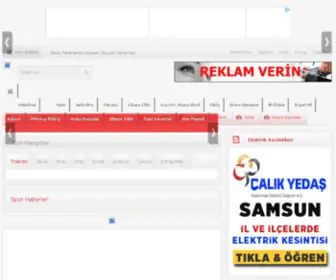 Samsunyerelhaber.com(Samsun Haber) Screenshot