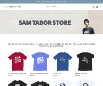 SamtaborStore.com(Sam Tabor Store) Screenshot