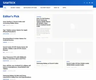 Samteck.net(Home) Screenshot