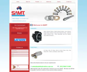 Samthydraulics.com.au(Hydraulics fluid power products spare parts more from Specialize Air Motor Transmission SAMT Australia) Screenshot