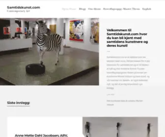 Samtidskunst.com(Contemporary Art) Screenshot