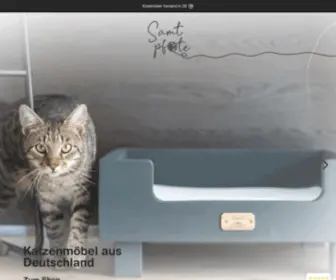 Samtpfote.com(Finest Cat Products) Screenshot